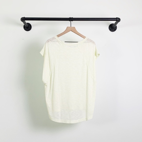 NWT Free People Halo Cap Sleeve Oversized Stripe T - Picture 5 of 5